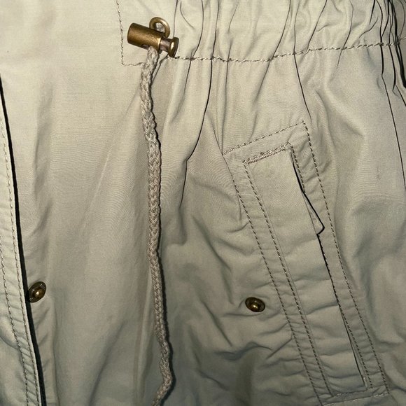 Banana Republic Women's Hooded Utility Jacket Beige Size Medium - Picture 2 of 6